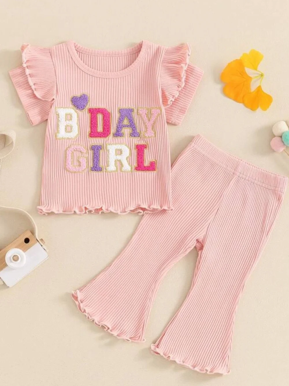 Girls Pink Birthday Outfit